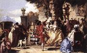 TIEPOLO, Giovanni Domenico Ball in the Country sg Spain oil painting reproduction